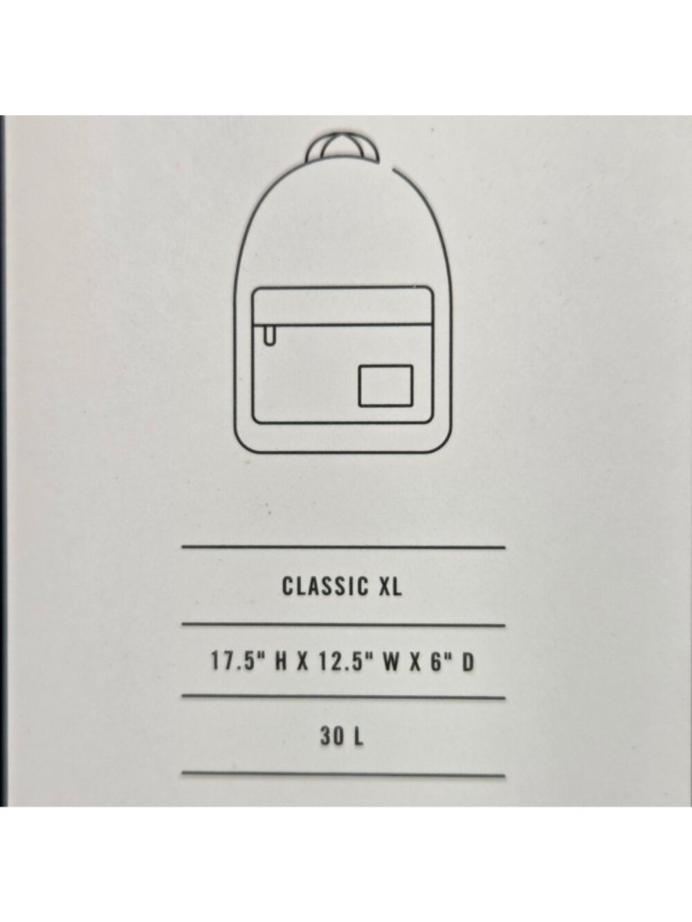 Herschel Eco Classic XL Backpack Black 30L - Picture 13 of 15